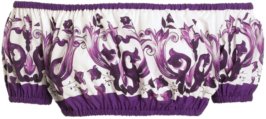 Dolce & Gabbana Top Purple Paars