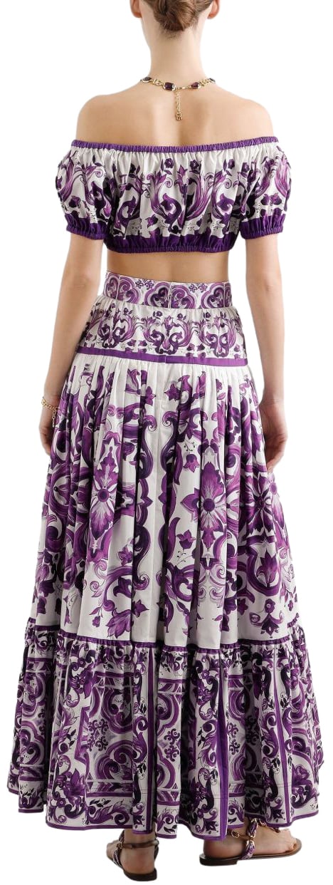 Dolce & Gabbana Top Purple Paars