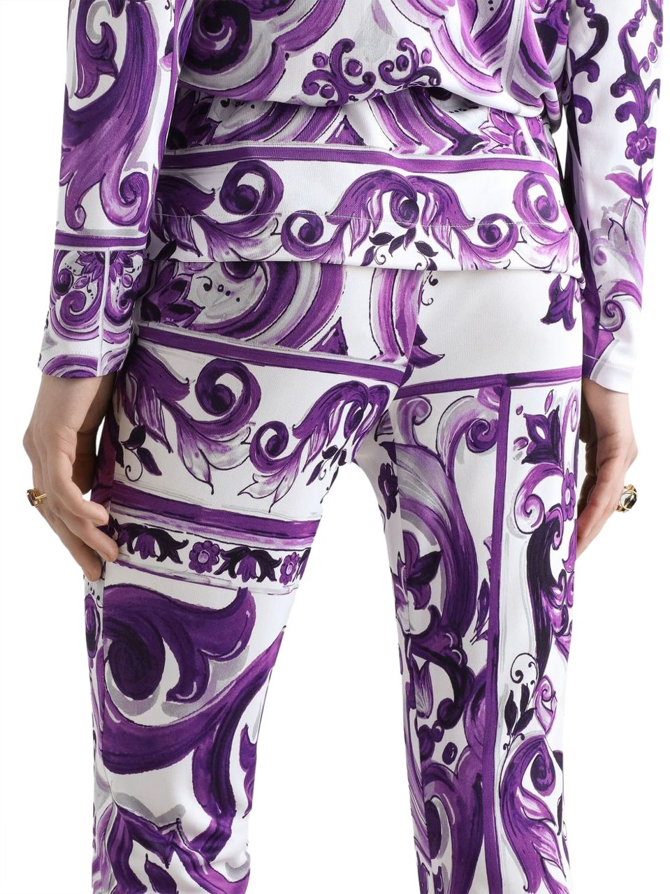 Dolce & Gabbana Trousers Purple Paars
