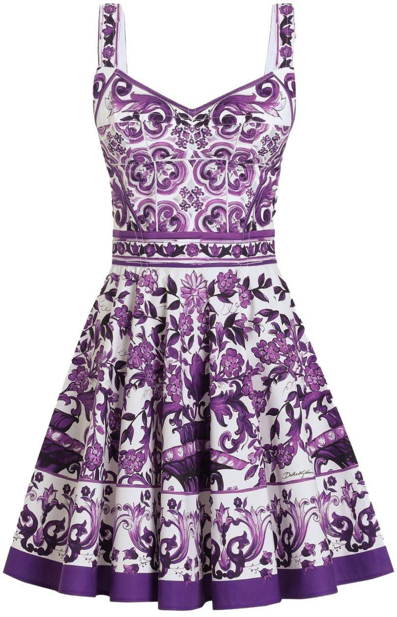 Dolce & Gabbana Dresses Purple Paars