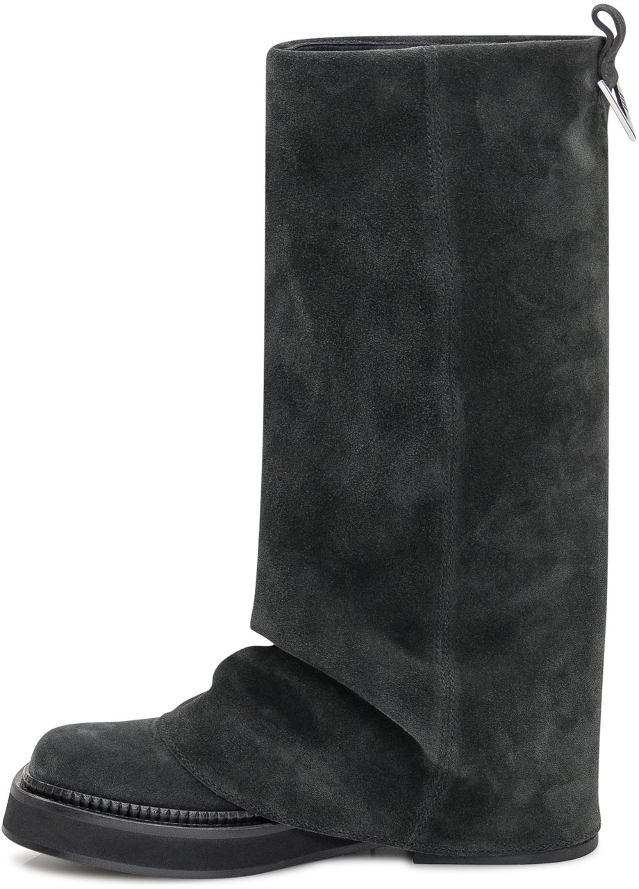 The Attico Stivale nero in suede The Attico Groen