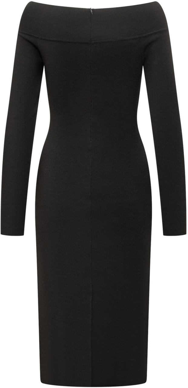 Stella McCartney COMPACT KNIT DRESS Zwart