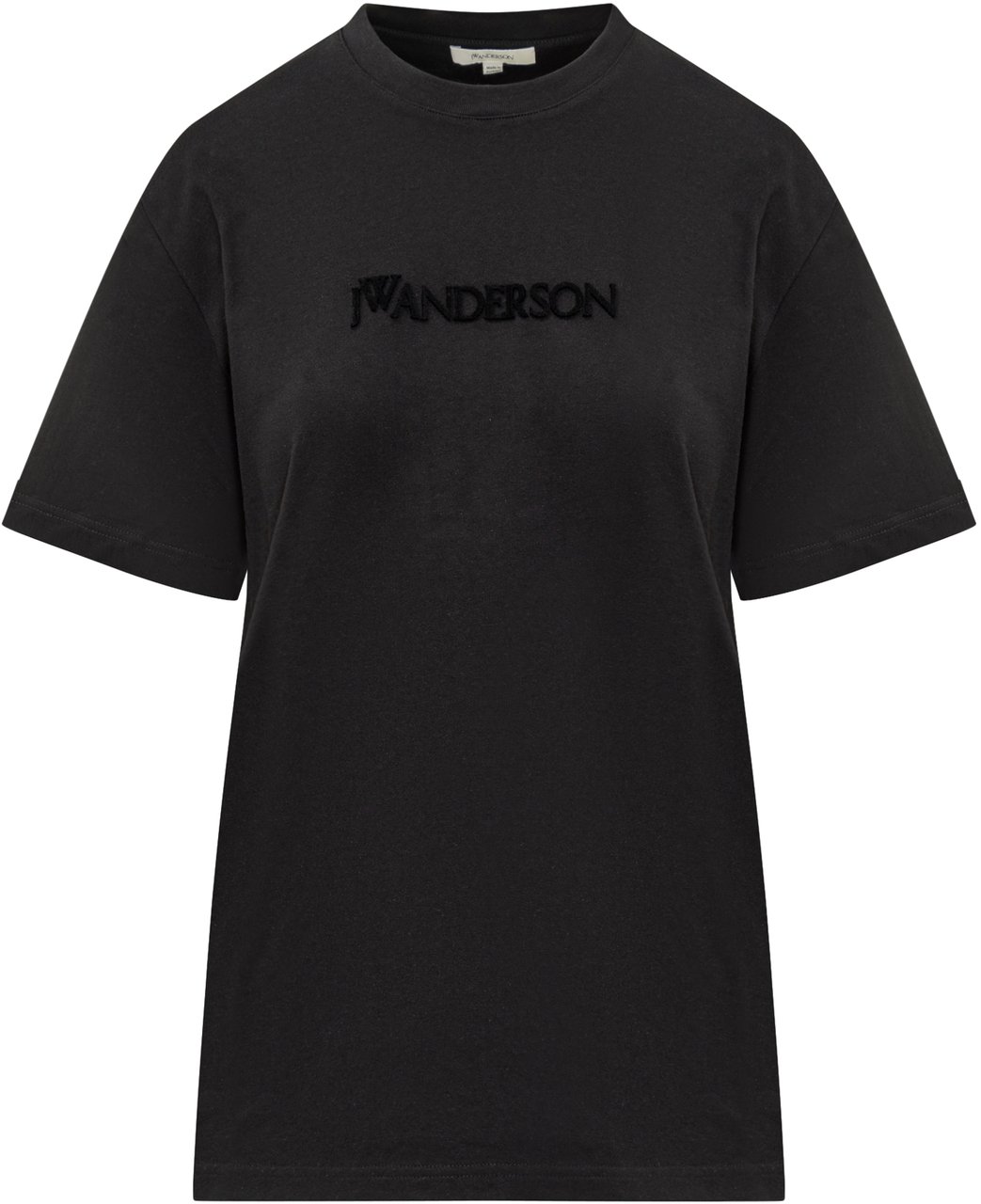 J.W. Anderson J.W. Anderson Black cotton t-shirt Zwart