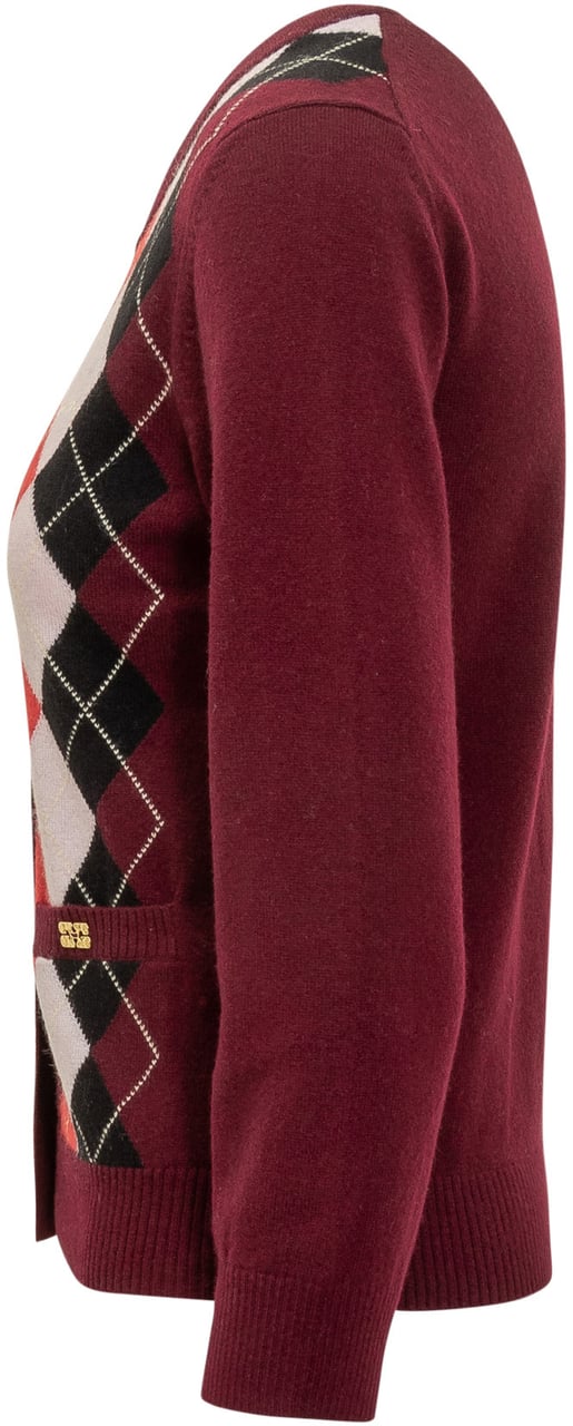 Ganni Cardigan Rood