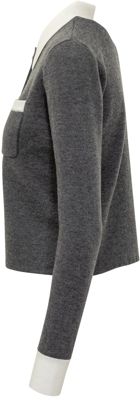 Self-Portrait Cardigan Self-Portrait Grijs