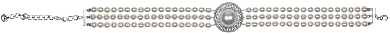 Self-Portrait Collana di Perle Zilver