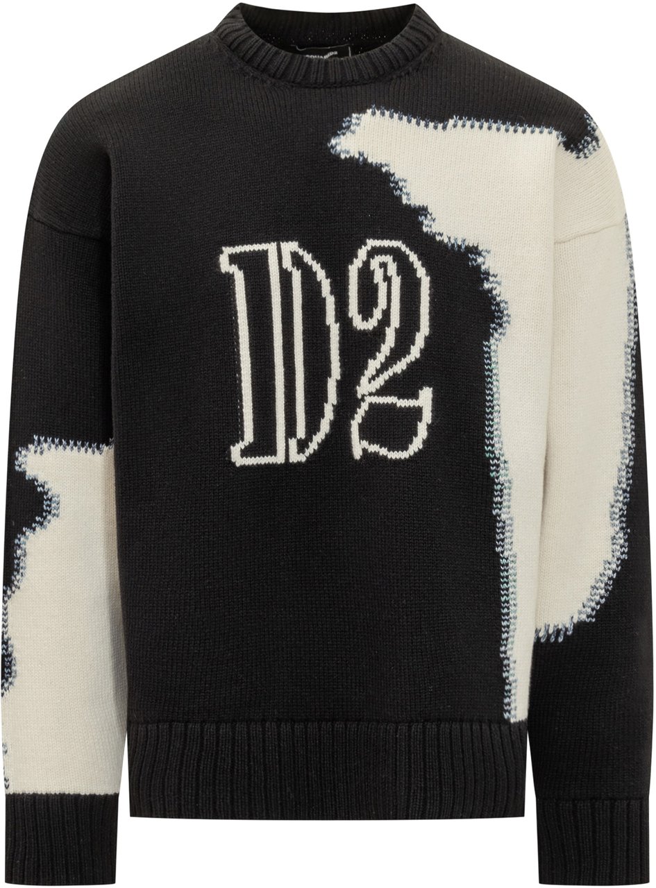 Dsquared2 Maglione Dsquared2 Zwart