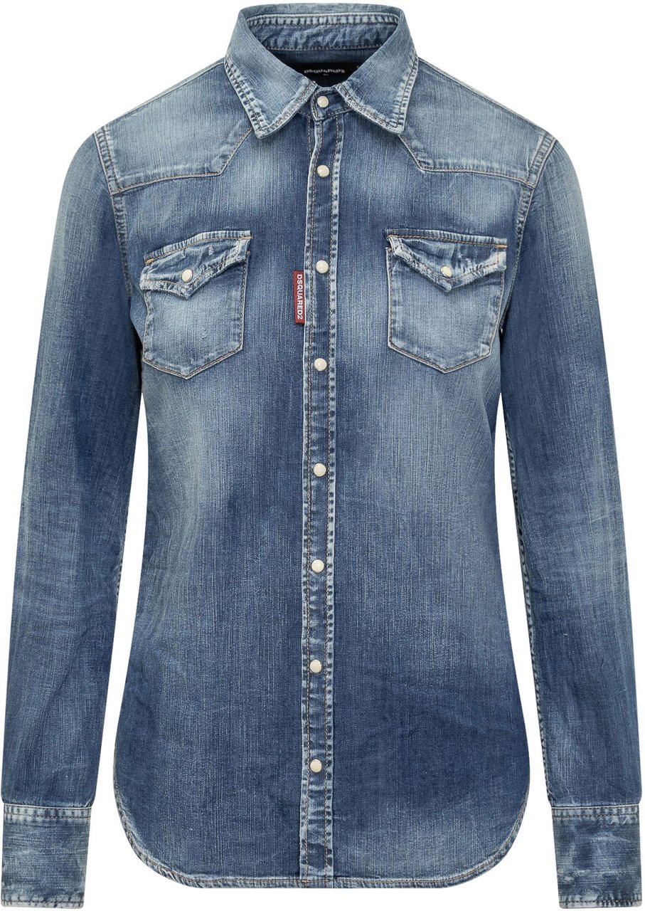 Dsquared2 Camicia Dsquared2 Blauw