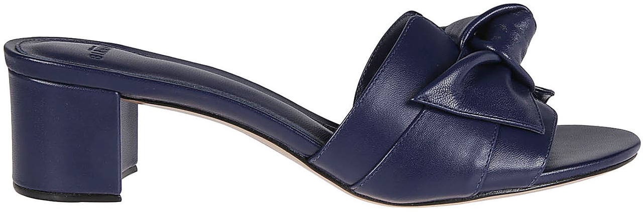 Alexandre Birman Maxi Clarita Block Mules Blue Blauw