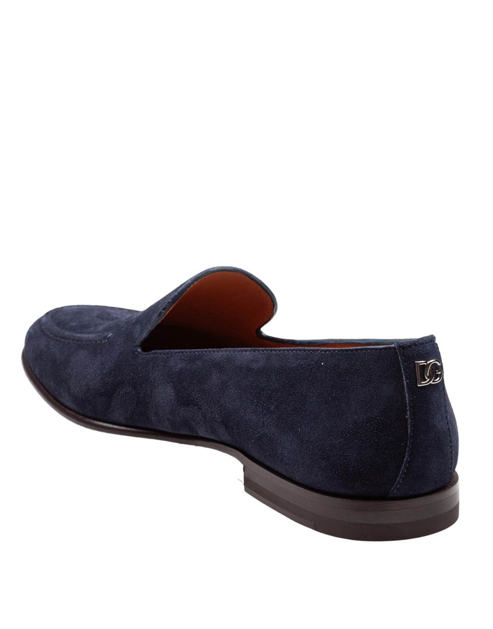 Dolce & Gabbana Dolce & gabbana calfskin crust moccasin color blue Blauw