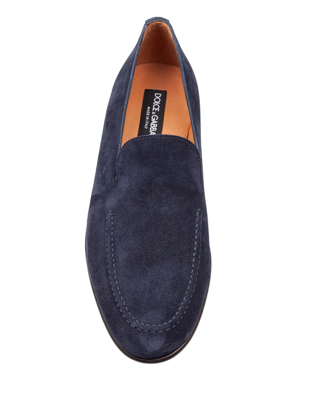 Dolce & Gabbana Dolce & gabbana calfskin crust moccasin color blue Blauw