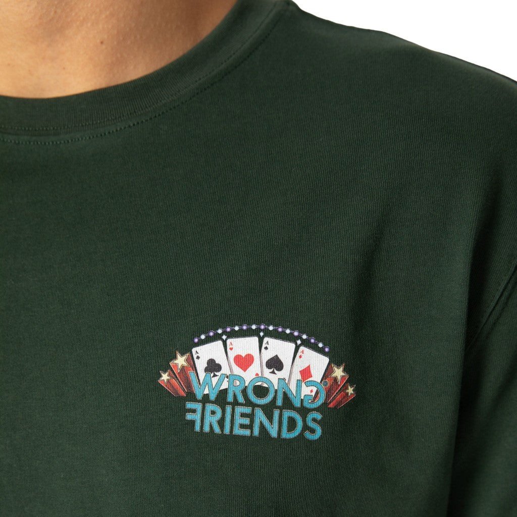 Wrong Friends Wrong Friends LAS VEGAS Sloan T-Shirt Groen