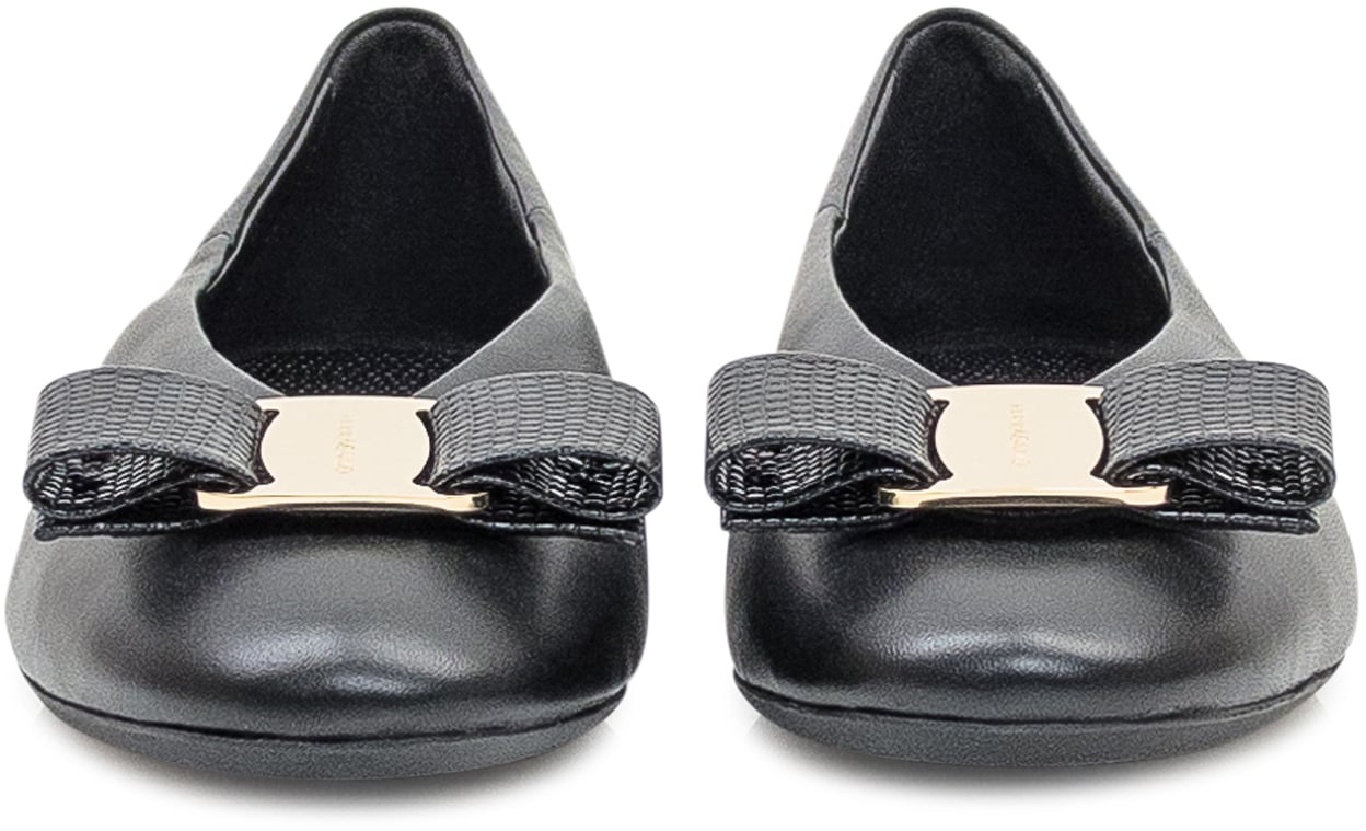 Ferragamo Ballerine Vanna Ferragamo Zwart