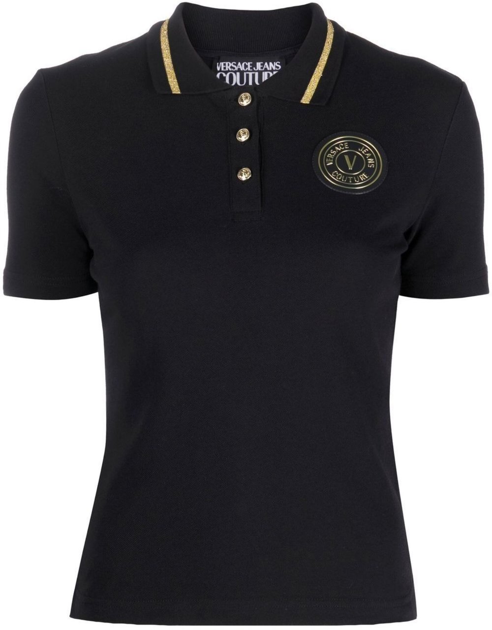 Versace Jeans Couture T-Shirts And Polos Black Zwart