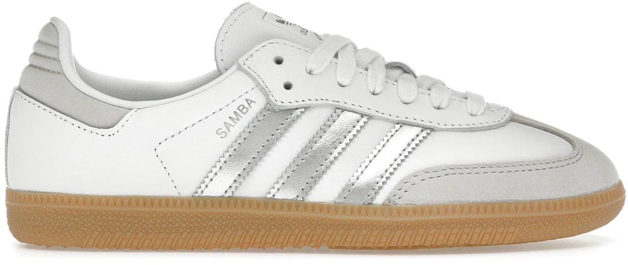 Adidas adidas Samba OG White Silver Metallic Grey (Women's) Divers