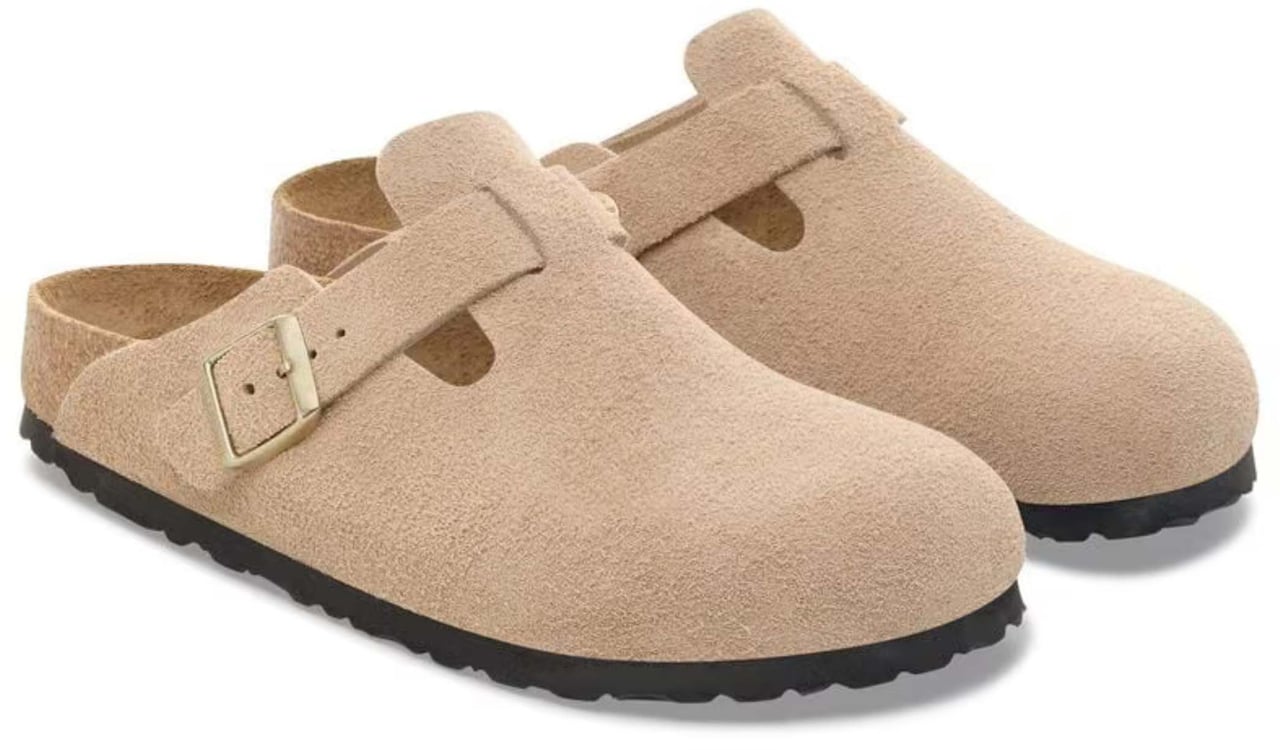 Birkenstock Birkenstock Boston Bs Slippers Zand 1030883 Beige