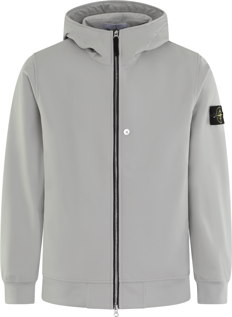 Stone Island Heren Logo patch Jacket Grijs Grijs