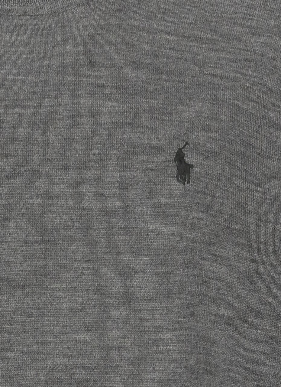 Ralph Lauren Slim fit knit sweater Grijs