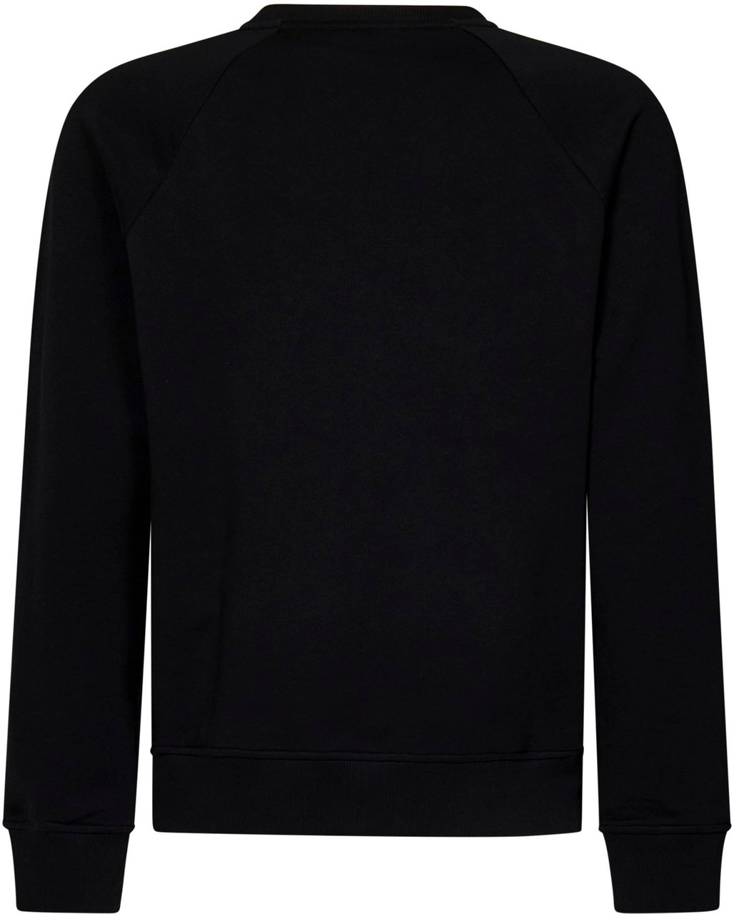 Balmain Cotton Logo Sweatshirt Zwart