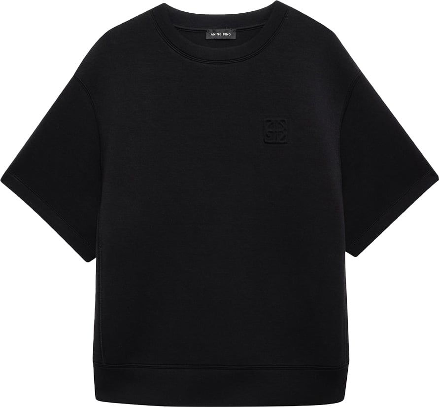 Anine Bing t-shirt zwart Zwart