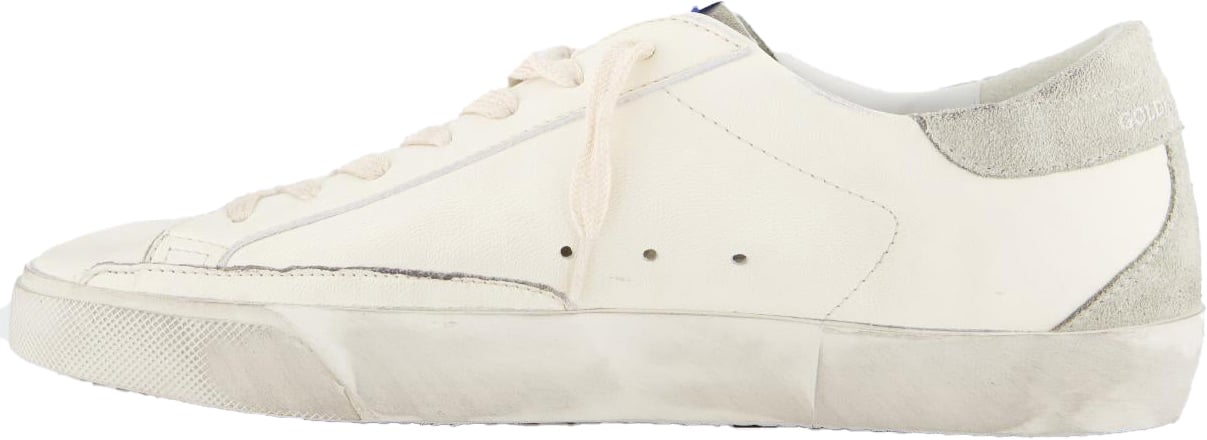 Golden Goose sneakers white met grijs Wit