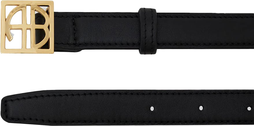 Anine Bing riem zwart Zwart