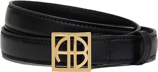 Anine Bing riem zwart Zwart