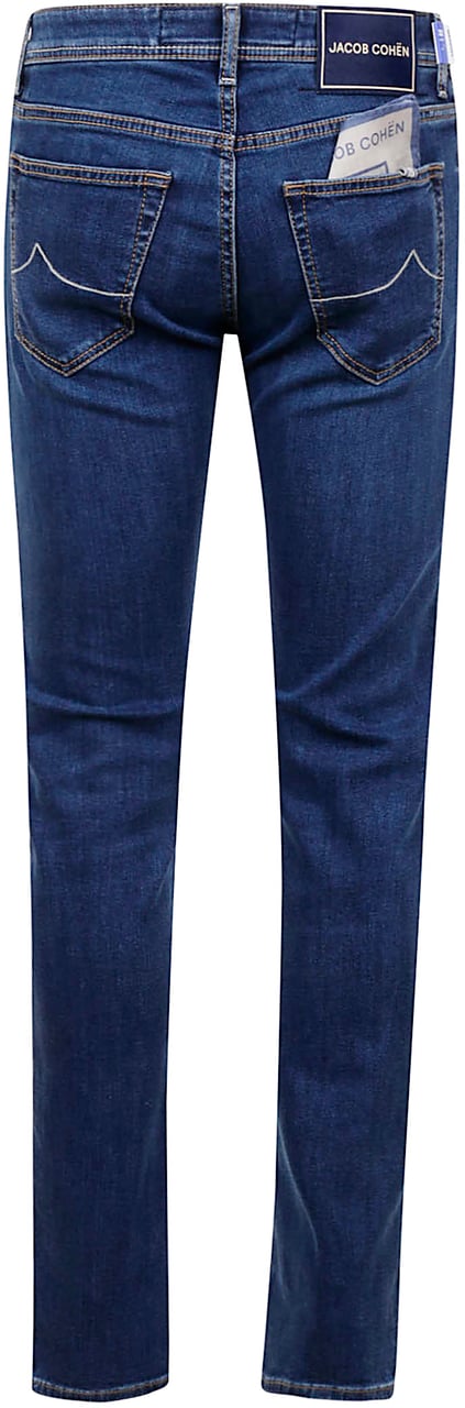 Jacob Cohen Trousers M Blu Blauw