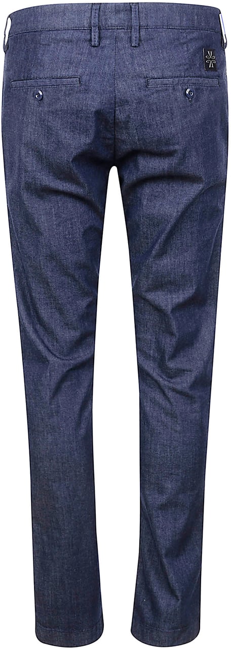 Jacob Cohen Trousers M Blu Blauw