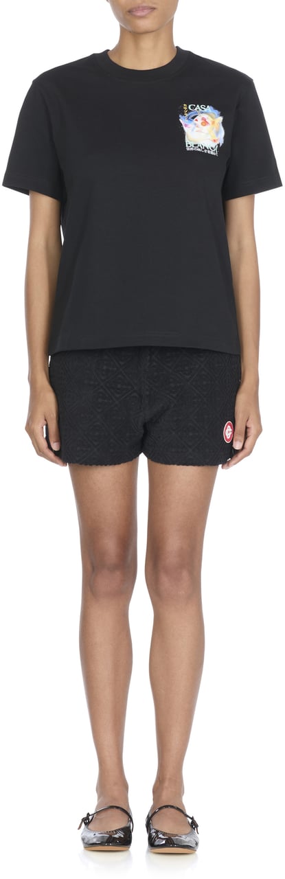 Casablanca T-Shirts And Polos Black Zwart