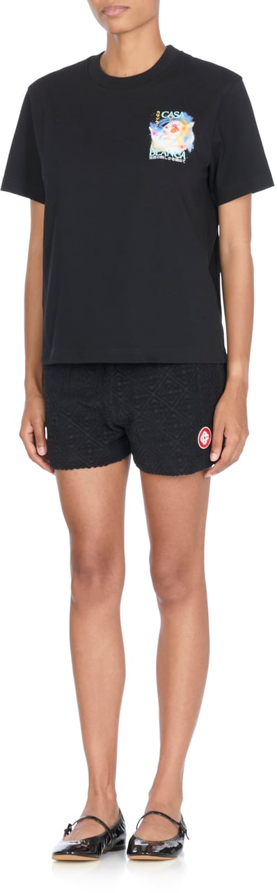 Casablanca T-Shirts And Polos Black Zwart