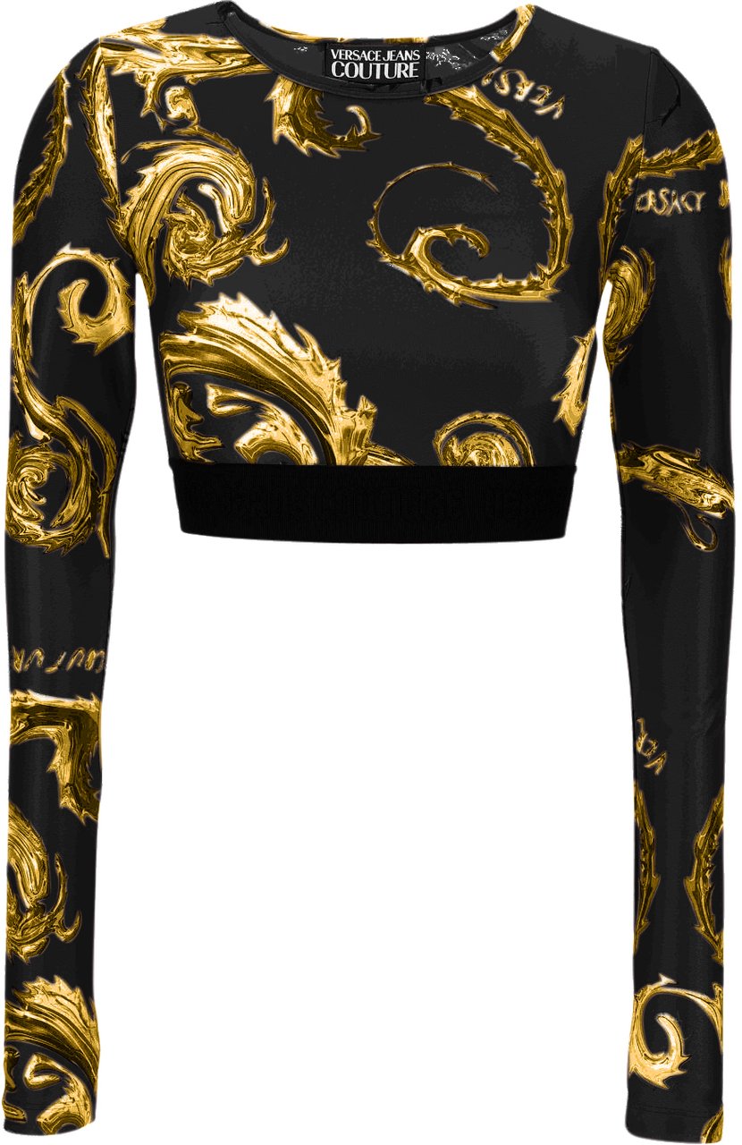 Versace Jeans Couture T-Shirts And Polos Black Zwart