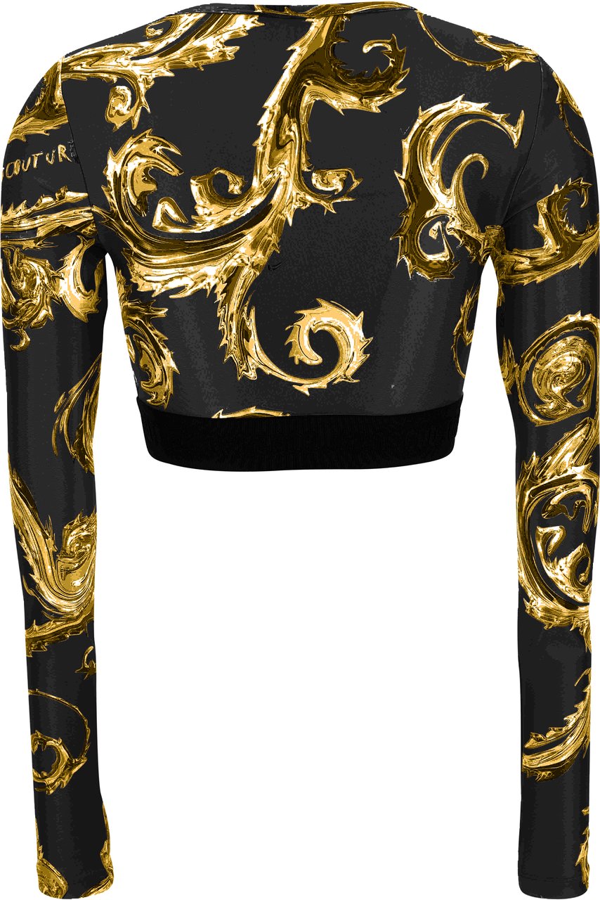 Versace Jeans Couture T-Shirts And Polos Black Zwart