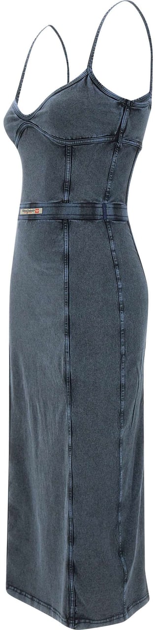 Diesel Dresses Denim Blauw