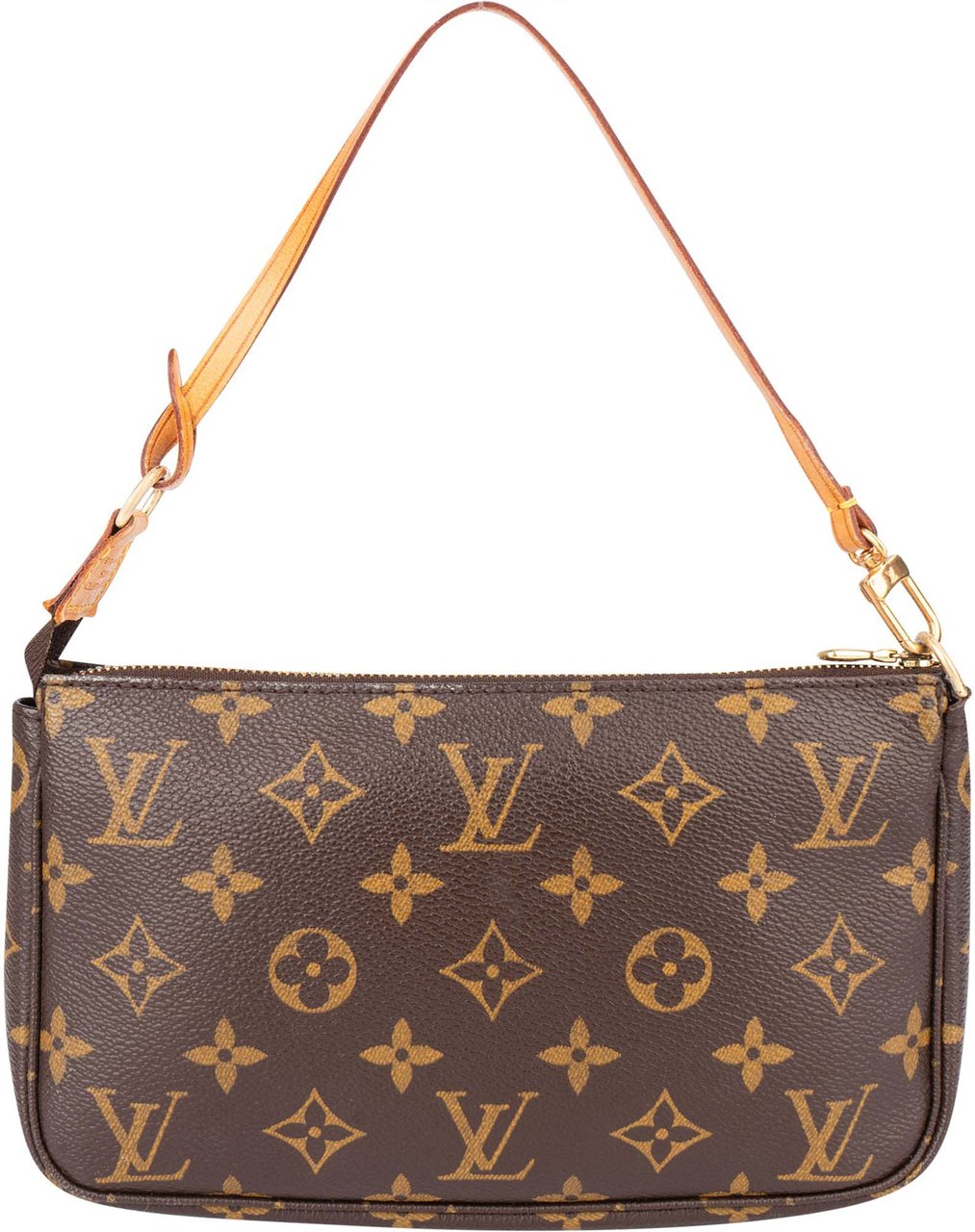 Louis Vuitton Louis Vuitton Canvas Monogram Pochette Accessoire Handbag Bruin