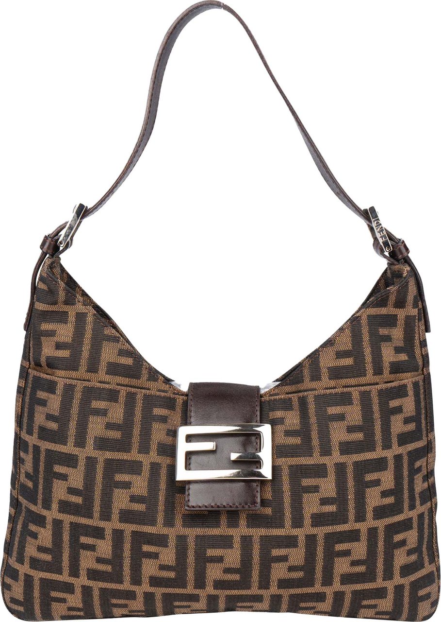 Fendi Fendi FF Monogram Baguette Shoulder Bag Divers