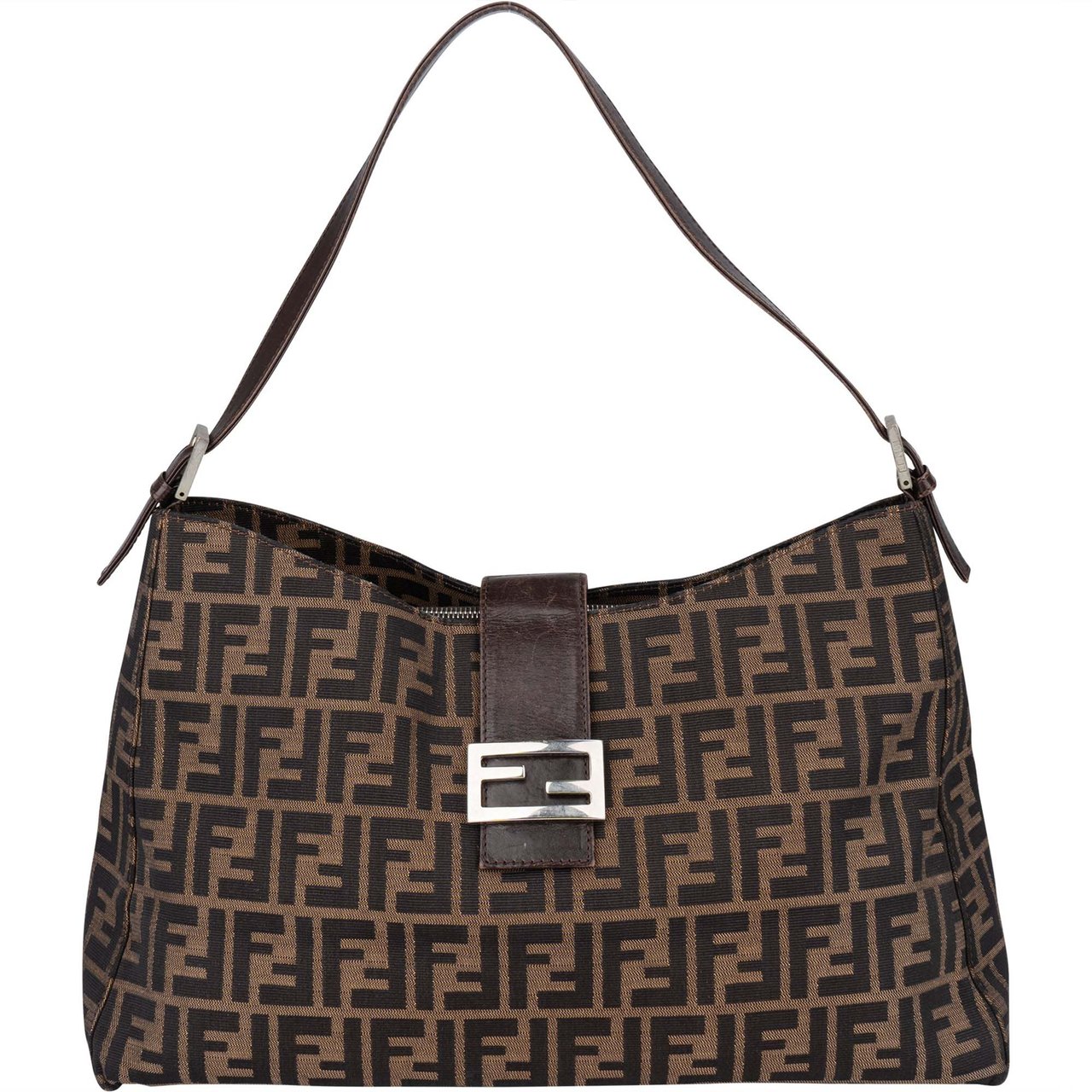 Fendi Fendi FF Monogram XL Baguette Handbag Divers