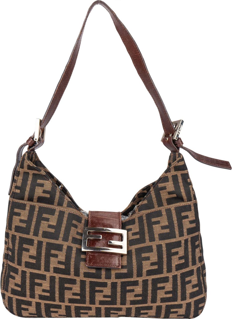 Fendi Fendi FF Monogram Baguette Buckle Shoulder Bag Divers