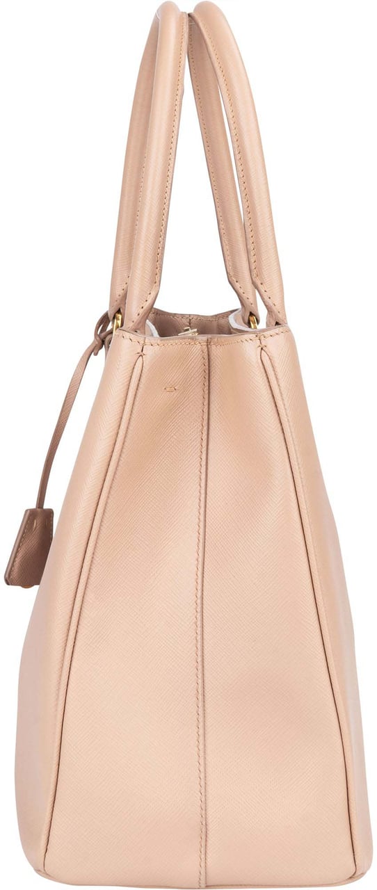 Prada Prada Pink Saffiano Leather Gallieria Handbag Roze