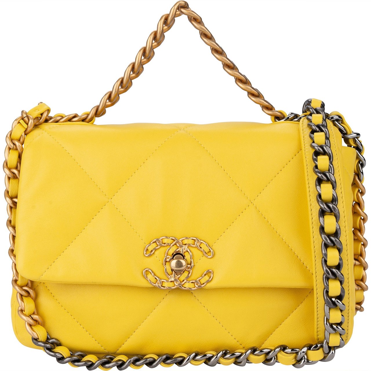 Chanel Chanel 19 Quilted Lambskin Single Flap Crossbody bag Divers