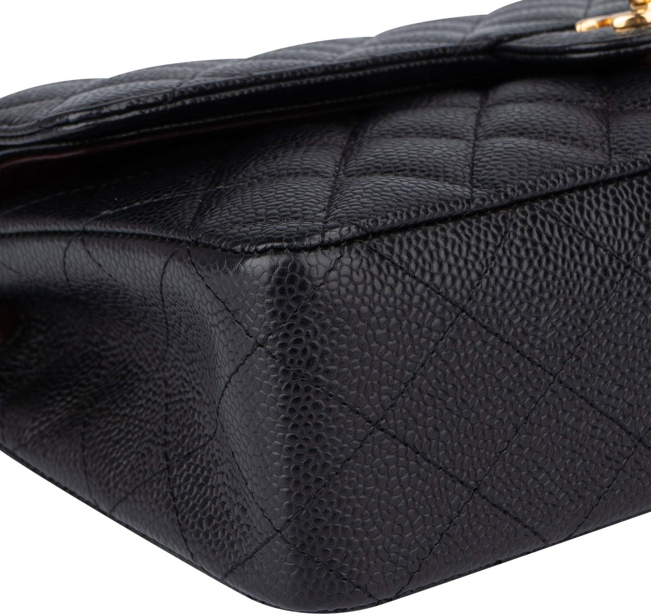 Chanel Chanel Quilted Caviar Leather Medium Double Flap Crossbody Bag Divers