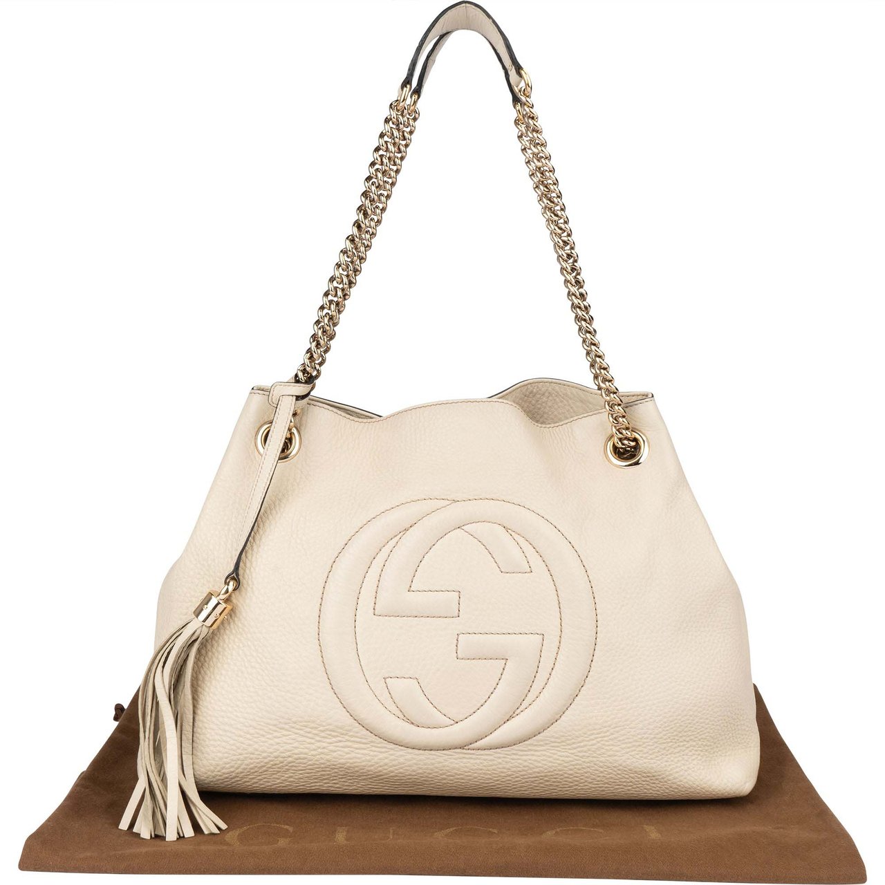 Gucci Gucci Leather GG Soho Crossbody Bag Divers