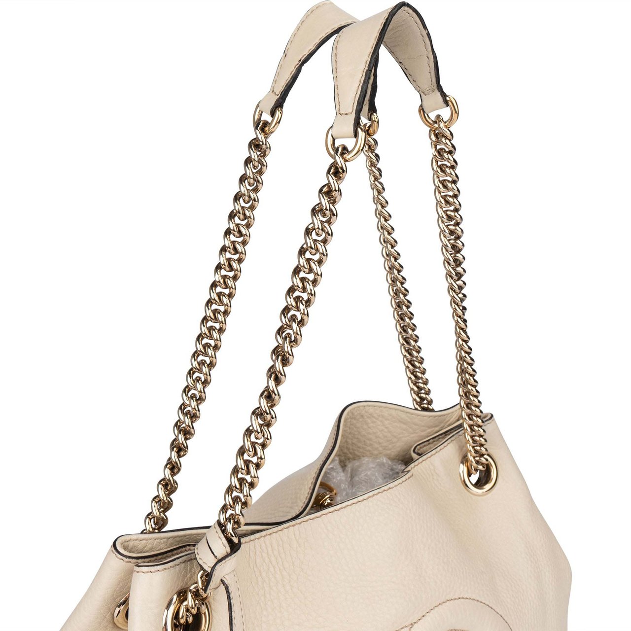Gucci Gucci Leather GG Soho Crossbody Bag Divers