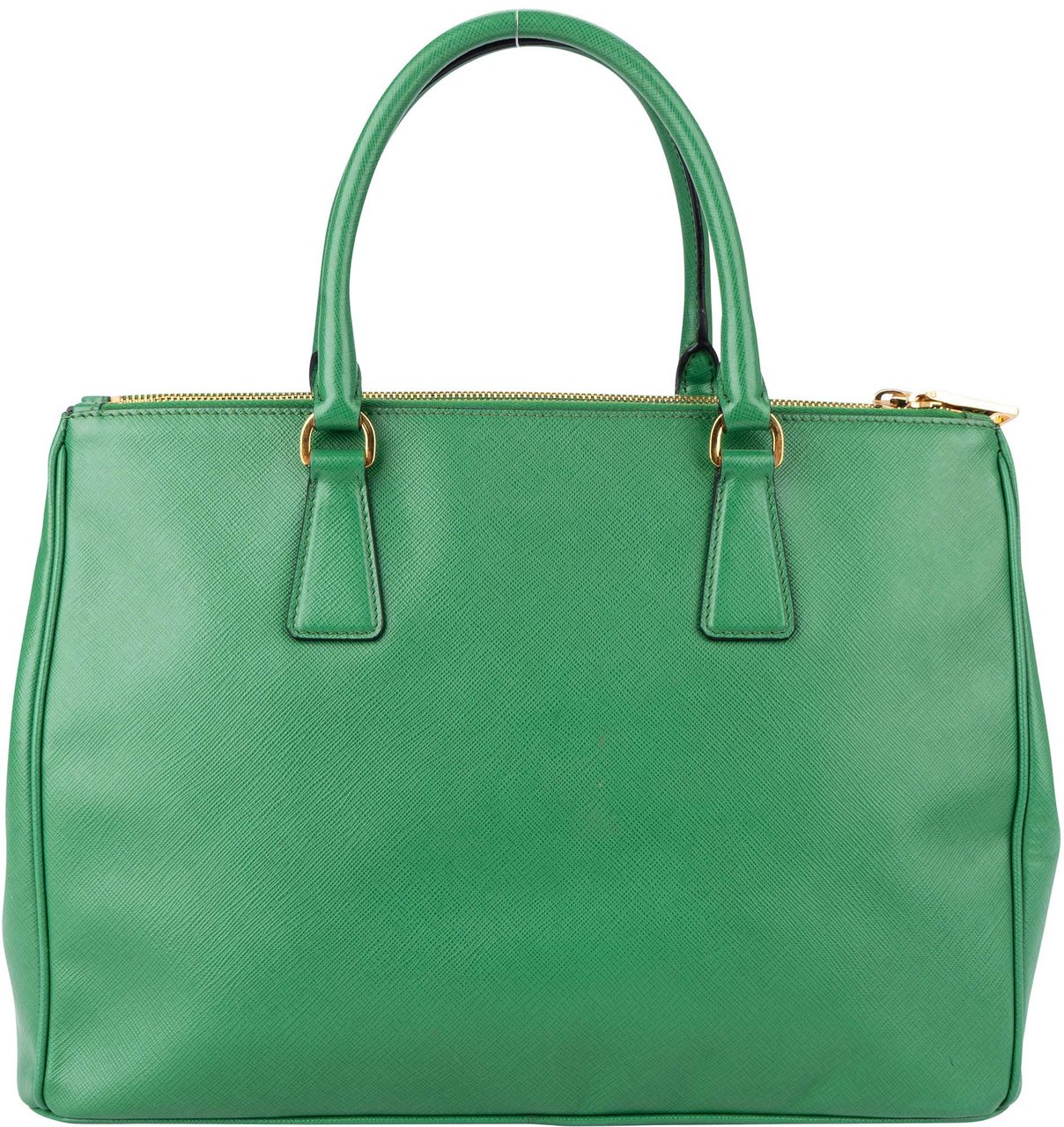 Prada Prada Green Saffiano Leather Galleria Handbag Divers