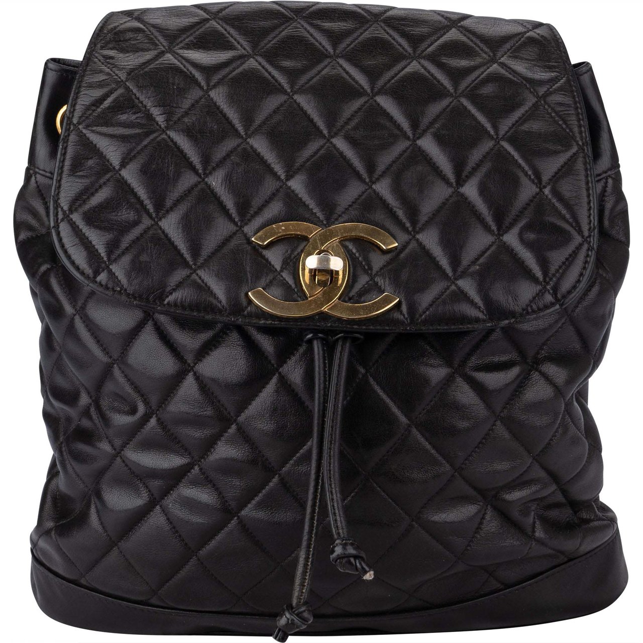 Chanel Chanel Quilted Lambskin 24K Gold Backpack Divers
