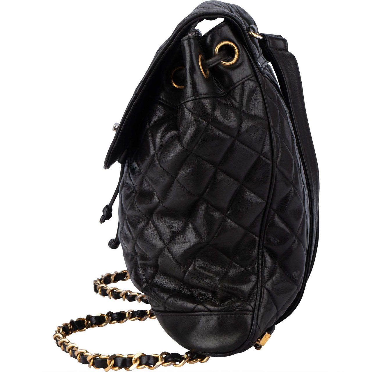 Chanel Chanel Quilted Lambskin 24K Gold Backpack Divers