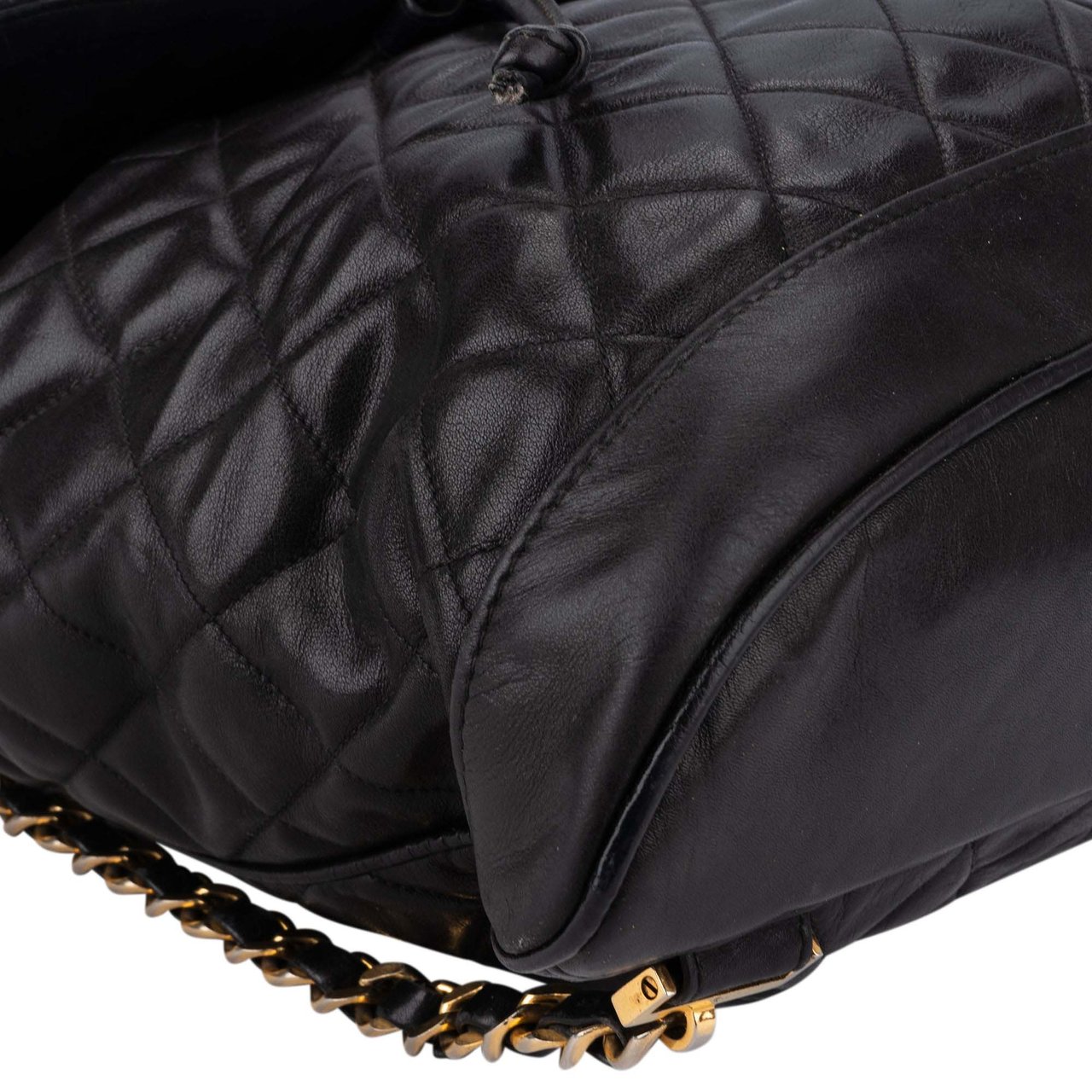 Chanel Chanel Quilted Lambskin 24K Gold Backpack Divers