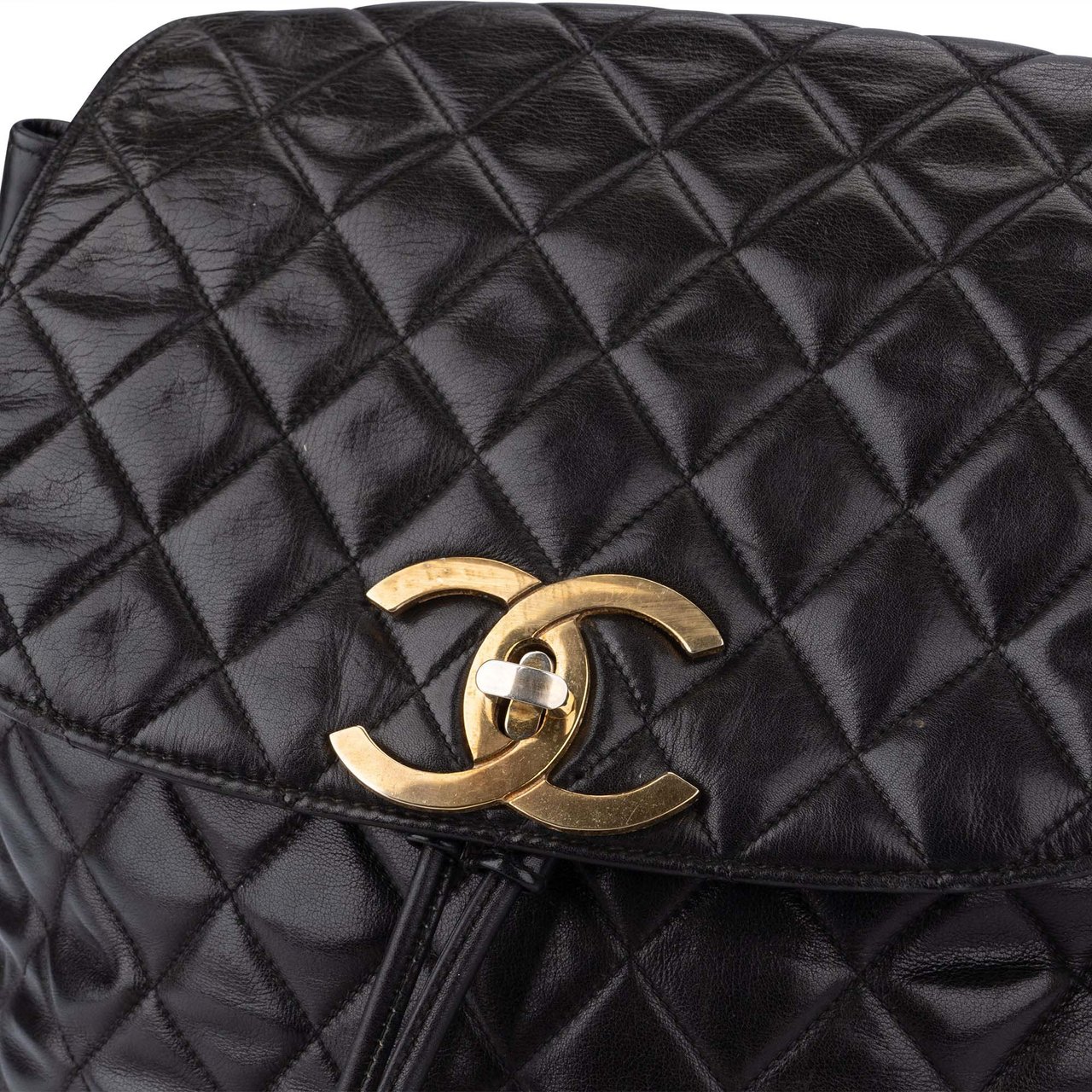 Chanel Chanel Quilted Lambskin 24K Gold Backpack Divers