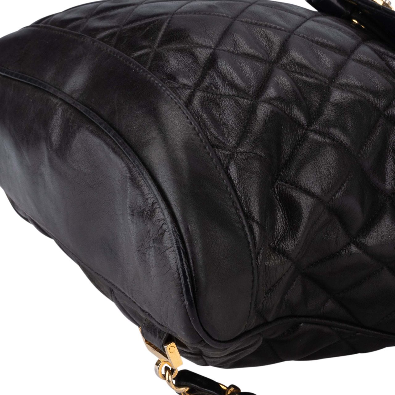 Chanel Chanel Quilted Lambskin 24K Gold Backpack Divers