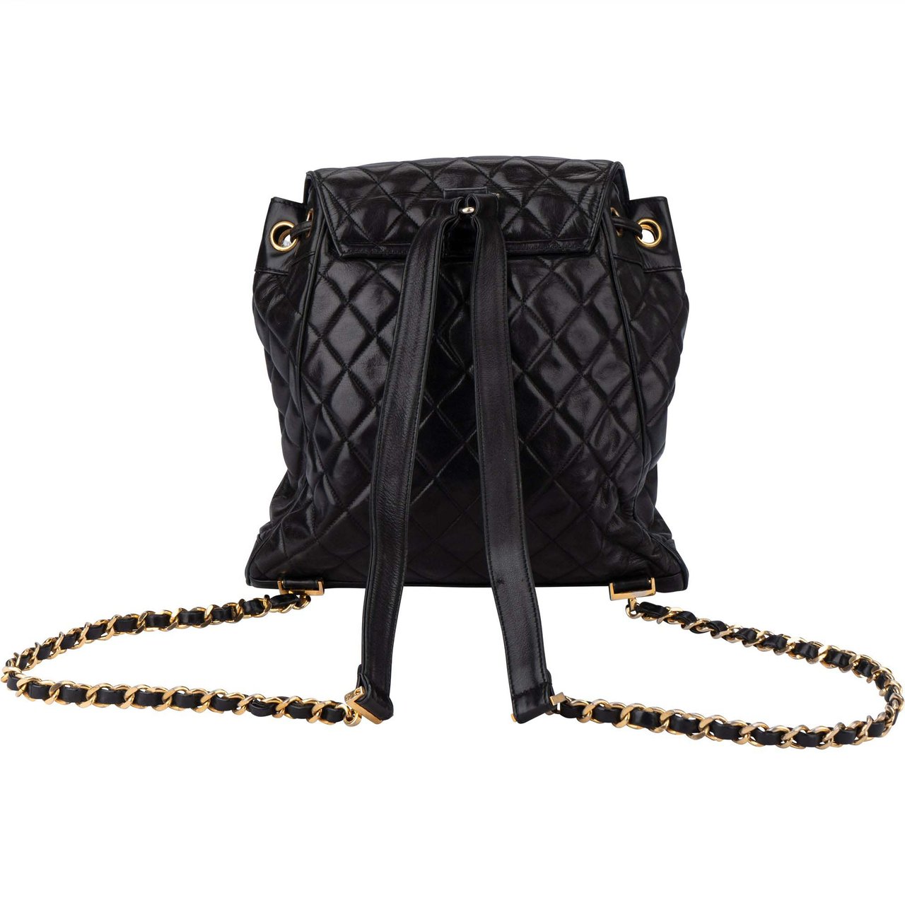 Chanel Chanel Quilted Lambskin 24K Gold Backpack Divers